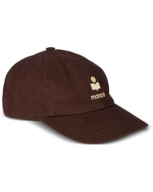 Isabel Marant Tomas Logo-Embroidered Baseball Cap - Brown