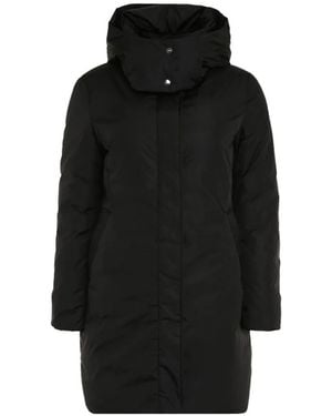 Add Hooded Coat - Black