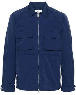 Woolrich テクスチャード ジャケット - ブルー