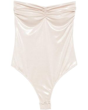 LE_RJTANGE® Ruched Top - White