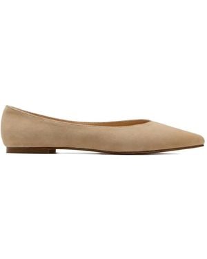 House Of Ballerinas Michelle Pointed Ballet Flats - White