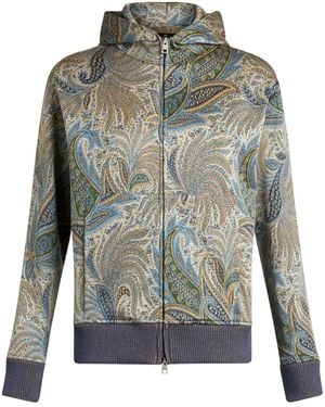 Etro ペイズリー パーカー - グレー