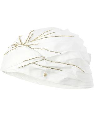 Maison Michel Turbante Carrie - Bianco