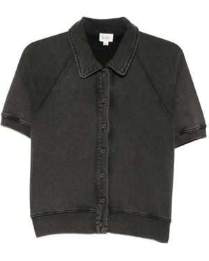 Bobi Short-Sleeve Raglan Shirt - Black