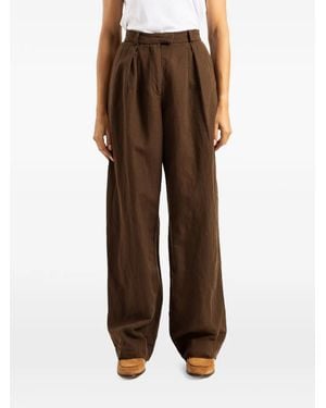 Casey Casey Coco Pleated Pants - Brown