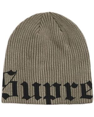 Supreme Old English Logo Beanie - Green