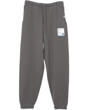 in・stru(men-tal) Pantaloni Con Applicazione Logo - Grigio