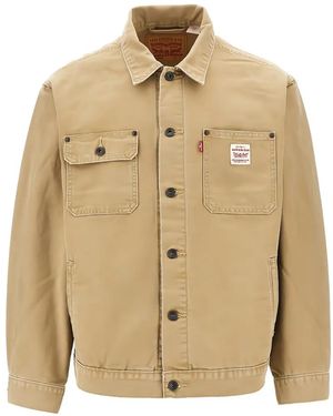 Levi's Sunrise Button Flap Pocket Jacket - Natural