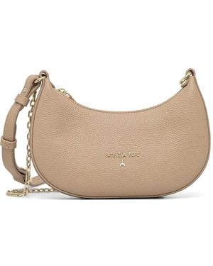 Patrizia Pepe Embossed Crossbody Bag - Natural