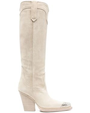 Paris Texas El Dorado 10Mm スエードブーツ - ホワイト