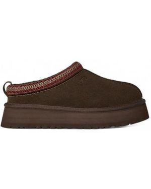 UGG Tazz Ii Embroidered Suede Sandals - Brown