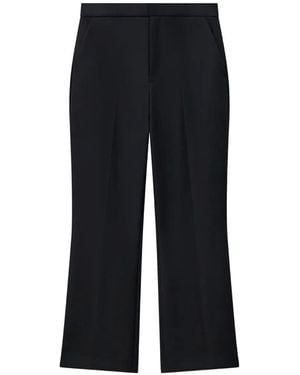 A.L.C. Cropped Sophie Stretch Trousers - Black