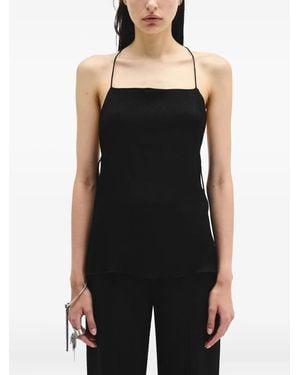 Ann Demeulemeester Heda Open-back Top - Black