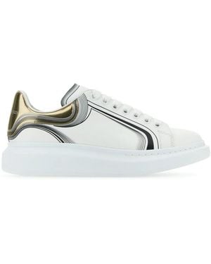 McQueen Oversized Low-Top Trainers - Metallic