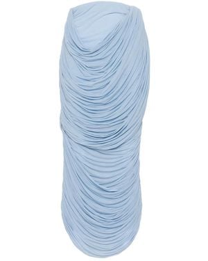 Magda Butrym Draped midi skirt - Azul