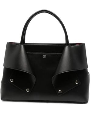TOTEME Mercer Leather Tote Bag - Black