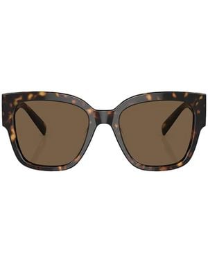 Versace Medusa Square-Frame Sunglasses - Grey