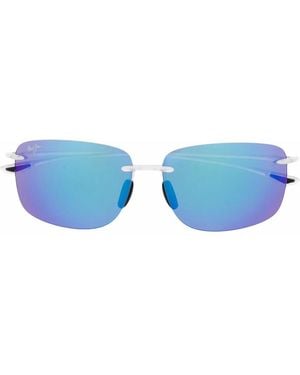 Maui Jim Square-Frame Tinted Sunglasses - Blue