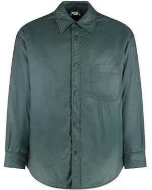 Autry Front-Pocket Overshirt - Green