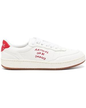 Acbc Evergreen Logo-Print Trainers - White