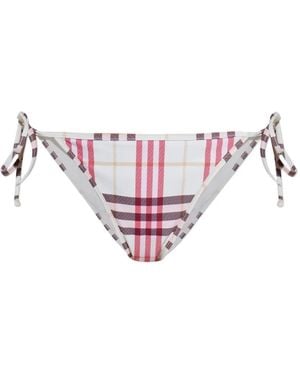 Burberry Geruite Bikinislip - Roze