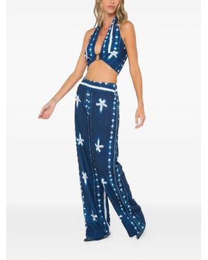JBQ Nandy Halterneck Top - Blue