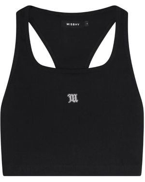 MISBHV Cropped Tank Top - Black