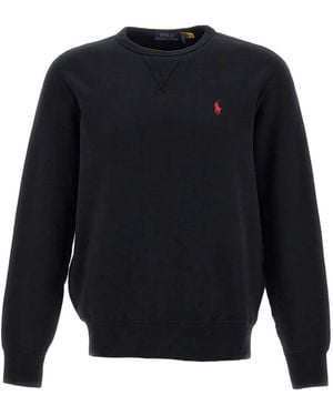 Polo Ralph Lauren Logo-Embroidered Sweatshirt - Blue