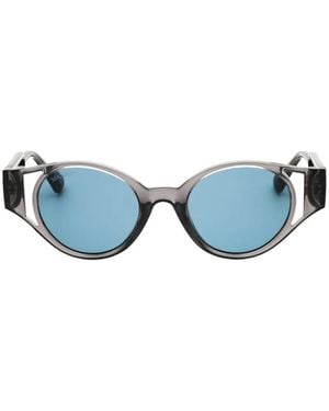 MAX&Co. Occhiali Da Sole Tondi - Blu
