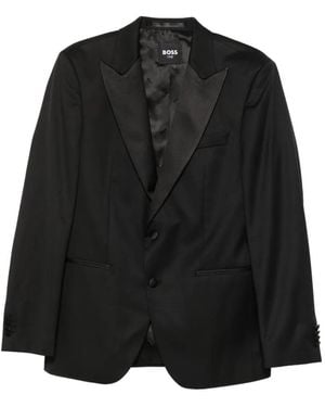 BOSS Satin-Lapel Dinner Jacket - Black
