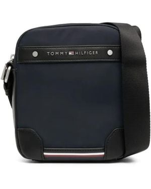Tommy Hilfiger Central Repreve メッセンジャーバッグ ミニ - ブラック