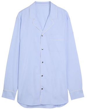 Moncler Long Sleeves Pocket Shirt - Blue