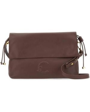 Coccinelle Lidia Small Leather Shoulder Bag - Brown