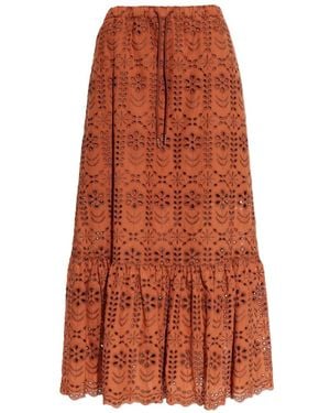 Paul Smith Jupe À Volants Superposés - Orange