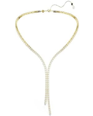 Swarovski Crystal-Embellished Y-Shape Necklace - White