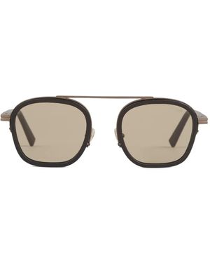 ZEGNA Getönte Pilotenbrille - Schwarz