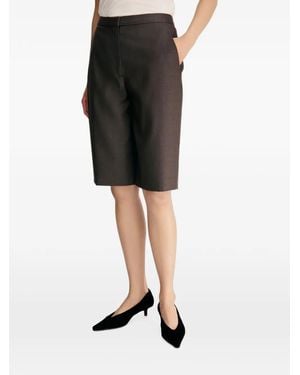 Loulou de Saison Robi Straight-Fit-Shorts - Schwarz