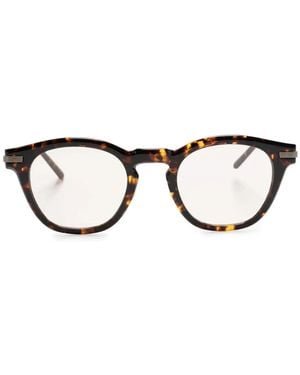 Oliver Peoples Len tortoiseshell-effect glasses - Marrón