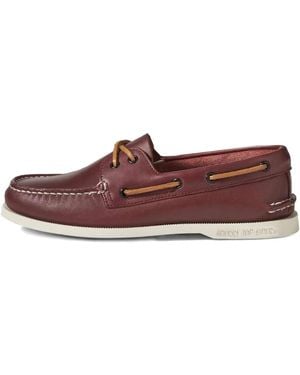 Sperry Top-Sider Leather Boat Shoes - Brown
