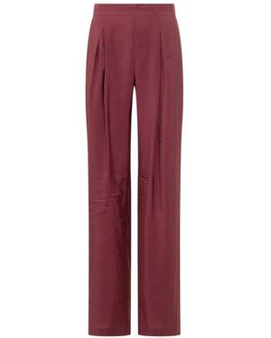 LE SULLY STUDIO Pleated Trousers - Red