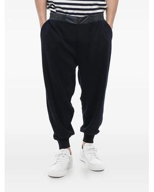 Etro Elastic-Waist Loose Trousers - Blue
