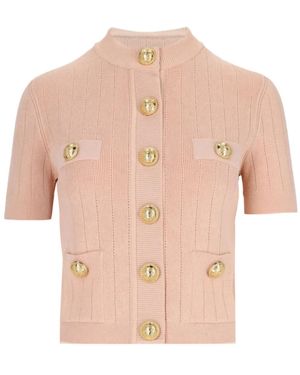 Balmain ニット カーディガン - ピンク