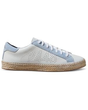 P448 John Corda Port Espadrille-Sole Trainers - White