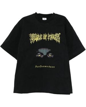 Vetements Quilted Short-Sleeves T-Shirt - Black
