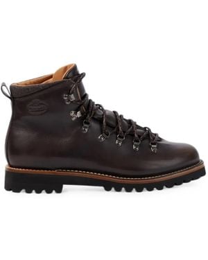Church's Lace-Up Leather Boots - Black