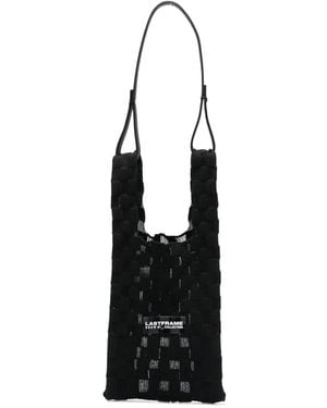 LASTFRAME Borsa Tote Semi Trasparente - Nero