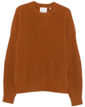Isabel Marant Gerippter Pullover - Braun