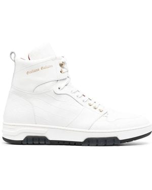 Giuliano Galiano Legend Hi-Top Trainers - White