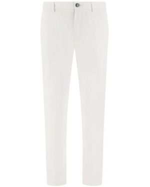 BOGGI Pantalon En Coton Stretch - White
