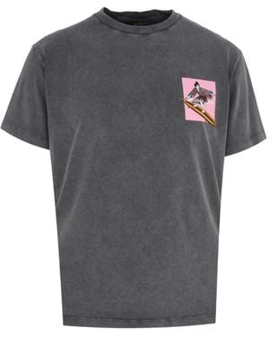 Mauna Kea Samurai-Graphic T-Shirt - Grey